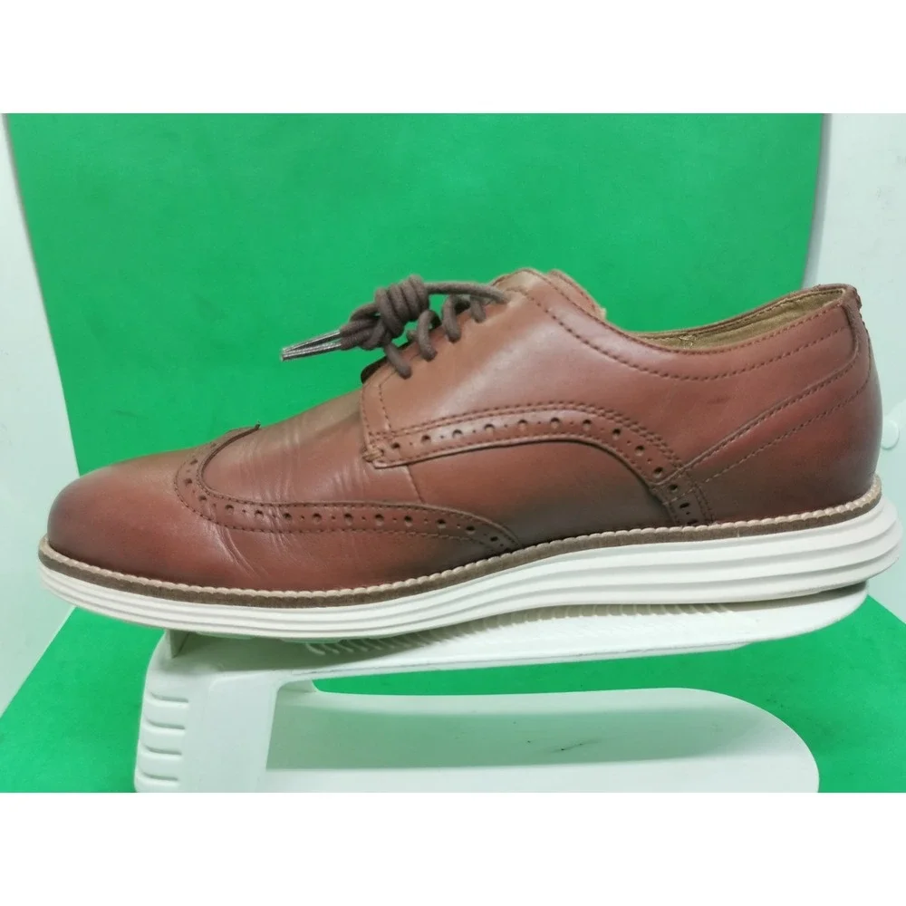 Cole Haan Men's Original Grand Wingtip Oxford Brown Shoes C26471 Siz 9M Woodbury